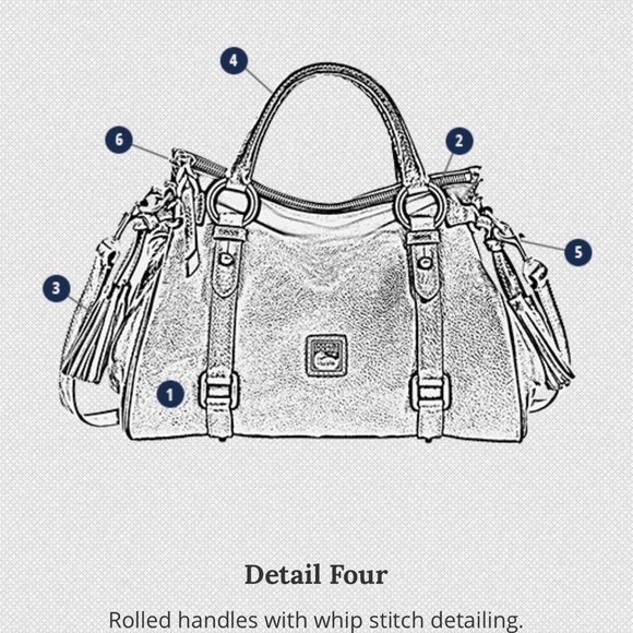 🖤Dooney & Bourke🖤Red Flouretine Satchel - Picture 14 of 16